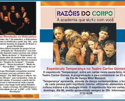 Grupo Revelao no IlhA e Espetculo Temperana no Teatro Carlos Gomes