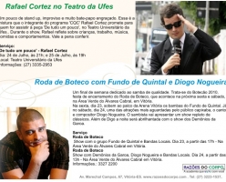 Final de Semana com Rafael Cortez do CQC, Diogo Nogueira e Fundo de Quintal.